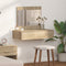 vidaXL - Wandkast - Make-up - Tafel - van - Sonoma - Eiken - 83x40x70 - cm