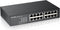 ZyXEL GS1100-16 - 16 Poorts Unmanaged Gigabit Switch - Plug-n-play zonder ventilator