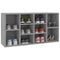 Schoenenbank 103x30x54,5 cm bewerkt hout grijs sonoma eiken