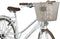 Basil Bilbao - Voormand fiets - Vaste montage - Incl. TÜV-gekeurde bevestiging - Fijnmazig staal - Nude metallic