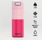 Kambukka Etna Grip - Thermosbeker 500 ml - Dubbelwandig RVS - 3-in-1 deksel - Lekvrij - Diva Pink