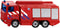 Siku Brandweerwagen Scania Junior 7 Cm Staal Rood (1036)