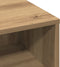 vidaXL - Salontafel - Artisan - Eiken - 60x60x30 - cm - Bewerkt - Hout