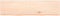 vidaXL - Wandschap - 160x40x(2-4) - cm - onbehandeld - massief - eikenhout