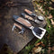 Gentlemen's Hardware Multitool Bbq 29,5 X 9 Cm Hout/rvs Zilver