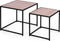 Nesttafels lofoten design - set van 2 - salontafels - 50 x 40 cm