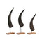 Decoratieve figuren Home ESPRIT Zwart Natuurlijk 20 x 11 x 65 cm