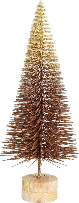 House of seasons - Decoratie boom bruin h35xd13cm