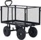 vidaXL - Tuinwagen - 350 - kg - zwart
