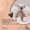 Bebemoss Atty de Beer - Knuffeldier - Knuffels - Handgemaakt Speelgoed - Biologisch Katoen - Babygift - Teddybeer - Beige