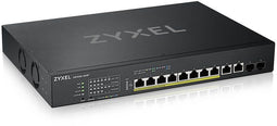 ZyXEL XS1930-12HP-ZZ0101F - Managed Switch - 10x 10G Ethernet Poorten - PoE++ (802.3bt) - 375W