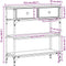 vidaXL - Console - Tafel - Oud - Hout - 72,5x25x75 - cm - Engineered - Wood - & - Staal