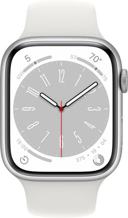 Apple Watch Series 8 - 4G - ECG - 45mm - Zilver Aluminium