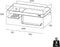 Tiger Caddy - Wc rolhouder met planchet - Antibacteriële poedercoating - Zwart