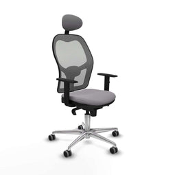 Piqueras y Crespo 1D086G1 - Bureaustoel - Hoogteverstelbaar met armleuning - Grijs