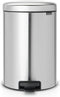 Brabantia NewIcon Prullenbak - 20 liter - Geruisloos deksel - Matt Steel Fingerprint Proof