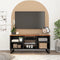 vidaXL - Tv-meubel - 100x33x46 - cm - massief - hout - gerecycled - en - bewerkt - hout
