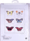 Thea Gouverneur - Borduurpakket met telpatroon - 2037A - Voorgesorteerde DMC Garens - Vlinders - Aida - 37 cm x 46 cm - DIY Kit