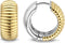 TI SENTO 7840SY - Dames Oorbellen - 925 zilver geel verguld - Zilver