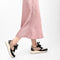 PS Poelman Carocel - Lage Sneakers - Imitatie Leren Suedè met Beige Profielzool - Zwart Rose Goud