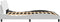 vidaXL - Bedframe - met - hoofdbord - kunstleer - wit - 160x200 - cm