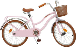 Toimsa Vintage - Kinderfiets - Meisjes - Roze;Bruin - 20 Inch