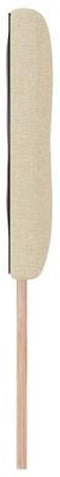 vidaXL - Hoofdbord - Knop - Gepongeerd - Crème - 140 - cm - Stof