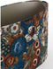 Light & Living Lampenkap ovaal Bloom - Blauw - 58x24x32cm - Oosters