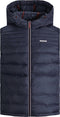 JACK&JONES JUNIOR JJEACE BODYWARMER HOOD SN JR - Pufferjas met capuchon - Maat 140
