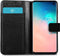 iMoshion Hoesje Geschikt voor Samsung Galaxy S10 Hoesje Met Pasjeshouder - iMoshion Luxe Canvas Bookcase - Zwart