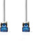 CAT6a netwerkkabel - S/FTP - RJ45 Male - RJ45 Male - 0.25 m - Snagless - Rond - LSZH - Grijs - Polybag