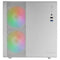 Mars Gaming MC400W - ATX Semi-toren doos - MicroATX - Gehard glas - Wit Zwart