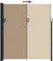 vidaXL - Windscherm - uittrekbaar - 220x300 - cm - taupe