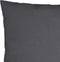 vidaXL - Sierkussens - 4 - st - 40x40 - cm - stof - antracietkleurig