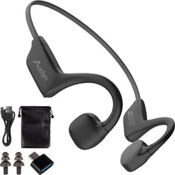 Audyn Rondo - Sport Oordopjes - Bone Conduction - Bluetooth - Open Ear - Grijs - 9 Uur Batterij