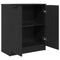 vidaXL - Dressoir - Zwart - Eiken - 60x30x70 - cm - Gelaagd - Hout