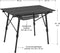 Juskys Picco - Opvouwbare Campingtafel - Verstelbaar 45-68 cm - Zwart