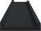 vidaXL - Fotoplanken - U-vormig - MDF - zwart (2 stuks)
