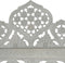 vidaXL - Kamerscherm - 5 - panelen - handgesneden - 200x165 - cm - mangohout - grijs
