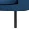 VINTERBRO - Fauteuil - Blauw - Fluweel
