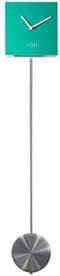 Fisura Wandklok - Pendulum - Met Slinger - 80 Cm - Aluminium - Groen