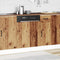 vidaXL - Vaatwaspaneel - Kalmar - 60x1,5x67 - cm - bewerkt - hout - oud - houtkleurig