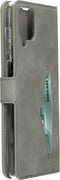 Mobiparts Galaxy A12 (2021) - Classic Wallet Case - Ruimte voor pasjes - Granite Grey