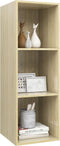 vidaXL - Tv-wandmeubel - 37x37x107 - cm - bewerkt - hout - sonoma - eikenkleurig