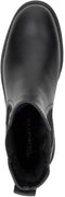 Tamaris dames chelseaboot - Blokhak 5 cm - Zwart