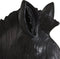 Light & Living Wandlamp Zebra - 25cm - Mat Zwart