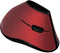 LogiLink Ergonomic Vertical Mouse - Draadloos - 1200 DPI - Zwart Rood