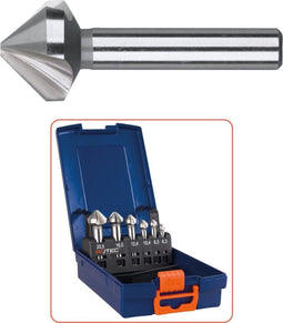 HSS-G Verzinkfrezenset 90°, in ABS-cassette