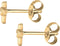 Elli - Earring (Kids) - Kruis oorknoppen met hart - Goudkleurig