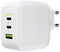 Green Cell CHARGC08 - Oplader - 65W Power Delivery 3.0 Quick Charge 3.0 - Wit